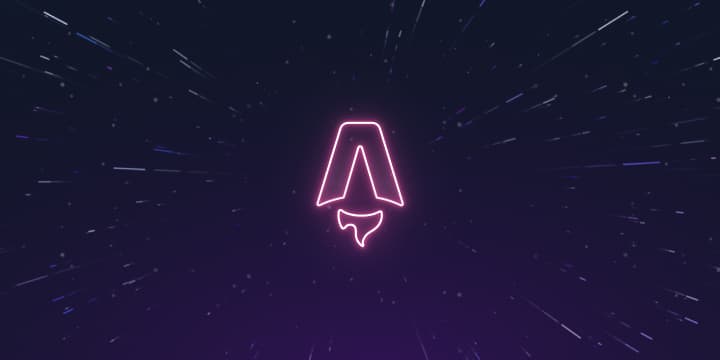 Astro logo hero image
